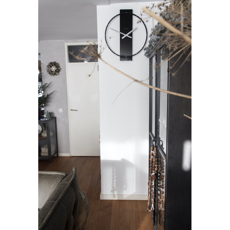 Wall clock - 50.8 x 58.2 x 4.3 cm - Wood/Steel - 7