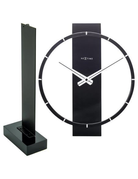 Table / Wall clock - 34 x 27 cm - Wood/Steel - 'Carl Small' - 4