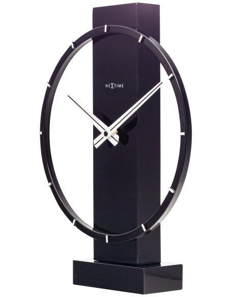 Table / Wall clock - 34 x 27 cm - Wood/Steel - 'Carl Small' - 5