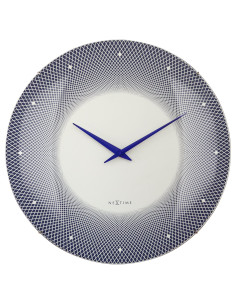 Large Wall Clock 50cm Domed Glass Lens - Silent - Glass - "Deep 50" - 1