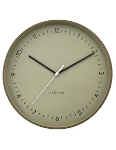 Wall clock 40cm-Silent-Metal-NeXtime 'Berlin L' - 1