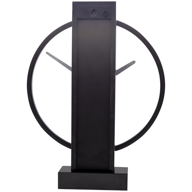 Table / Wall clock - 34 x 27 cm - Wood/Steel - 'Carl Small' - 7