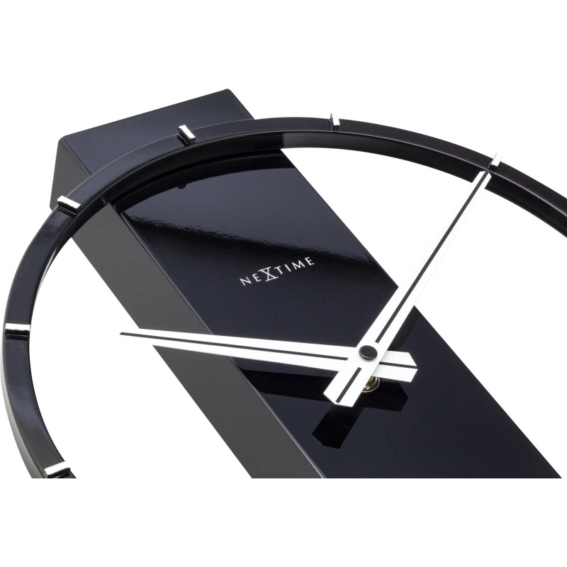 Table / Wall clock - 34 x 27 cm - Wood/Steel - 'Carl Small' - 9