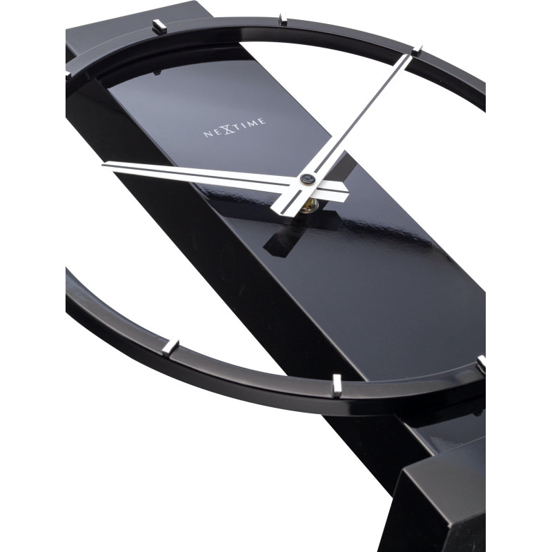 Table / Wall clock - 34 x 27 cm - Wood/Steel - 'Carl Small' - 10