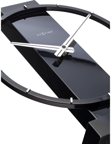 Table / Wall clock - 34 x 27 cm - Wood/Steel - 'Carl Small' - 10