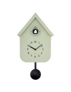 Wall clock 21.5x41.5x8.5cm - Pendulum - Cuckoo -NeXtime 'Twitter' - 1