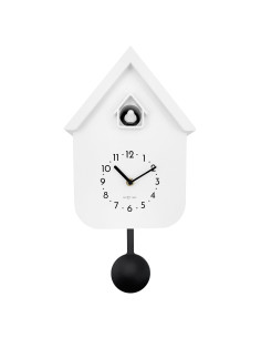Wall clock 21.5x41.5x8.5cm - Pendulum - Cuckoo -NeXtime 'Twitter' - 1