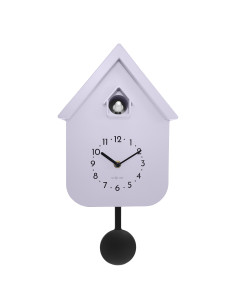 Wall clock 21.5x41.5x8.5cm - Pendulum - Cuckoo -NeXtime 'Twitter' - 1