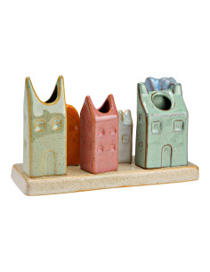 Vase original 6 Maisons Céramique Multicolore Moucheté Towni - 1