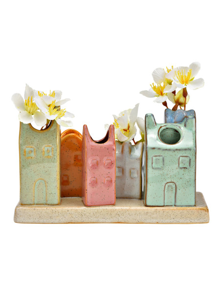 Vase original 6 Maisons Céramique Multicolore Moucheté Towni - 2