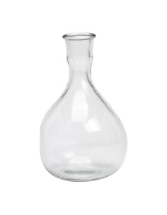 Vase minimaliste Goutte Hauteur 24 cm Verre Transparent Gaeon - 1