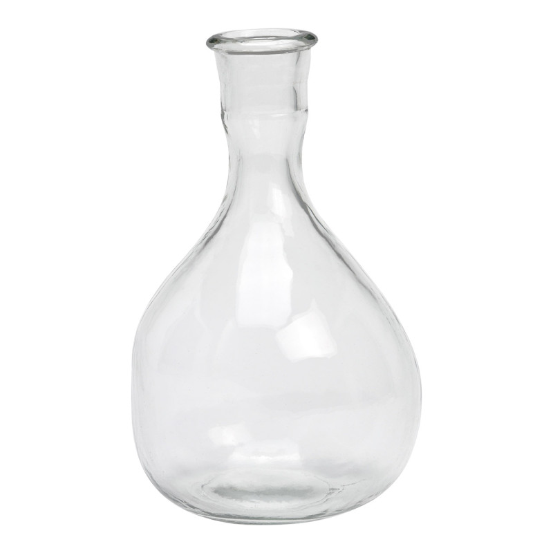 Vase minimaliste Goutte Hauteur 24 cm Verre Transparent Gaeon - 1
