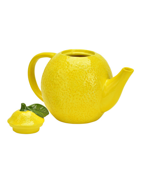 Théière originale Citron Céramique Jaune Zestio - 2