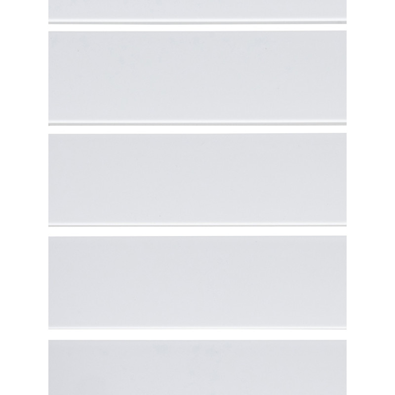 Table basse de jardin ajourée Carrée Polypropylène Blanc Omeia - 4