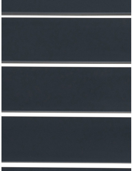 Table basse de jardin ajourée Carrée Polypropylène Gris foncé Omeia - 4