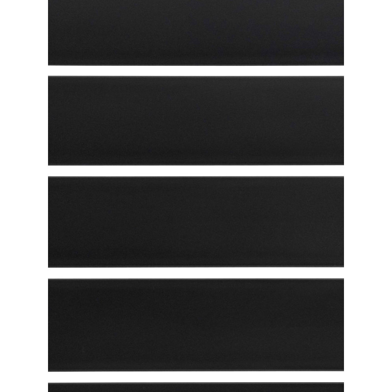 Table basse de jardin ajourée Carrée Polypropylène Noir Omeia - 4