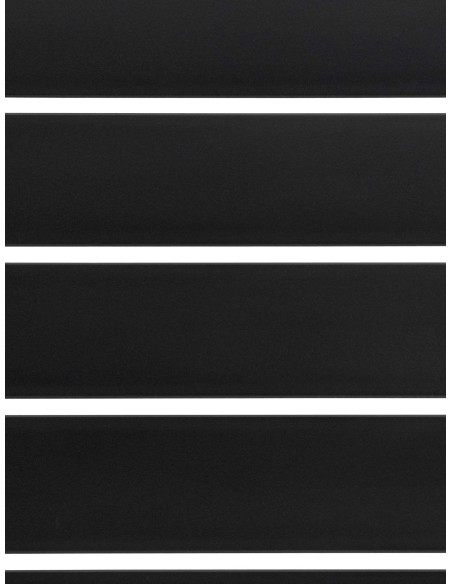 Table basse de jardin ajourée Carrée Polypropylène Noir Omeia - 4