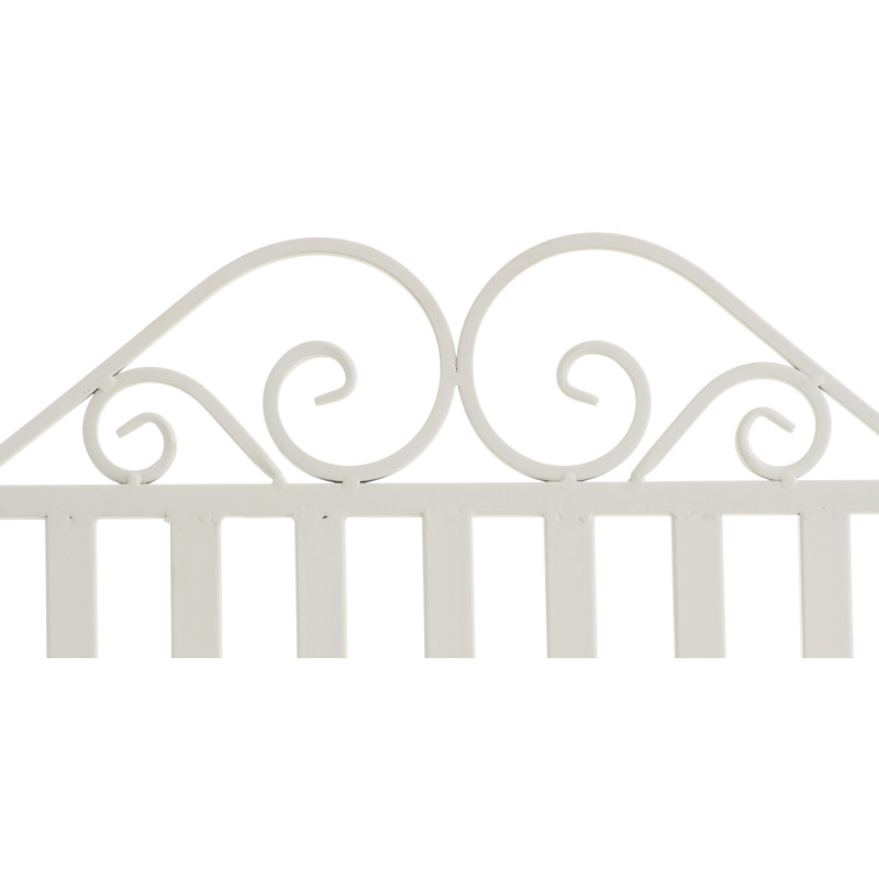 Fauteuil à bascule de jardin romantique vintage Métal Blanc Oryal - 3