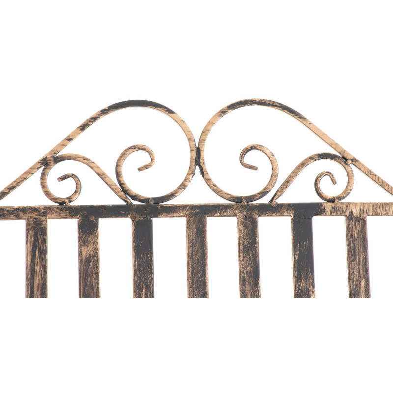 Fauteuil à bascule de jardin romantique vintage Métal Bronze Oryal - 3