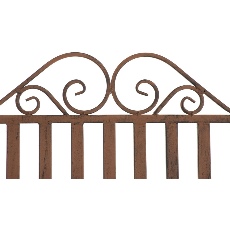 Fauteuil à bascule de jardin romantique vintage Métal Marron Oryal - 3