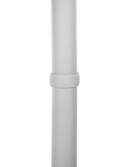 Table bistrot haute moderne Carrée 2 personnes Bois massif Blanc Métal Noir Lirsa - 5