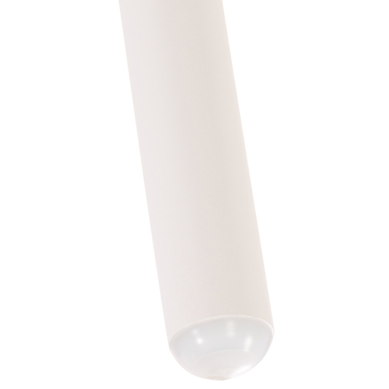 Table basse de jardin Ronde 60 cm Polypropylène Métal Blanc Noyra - 5