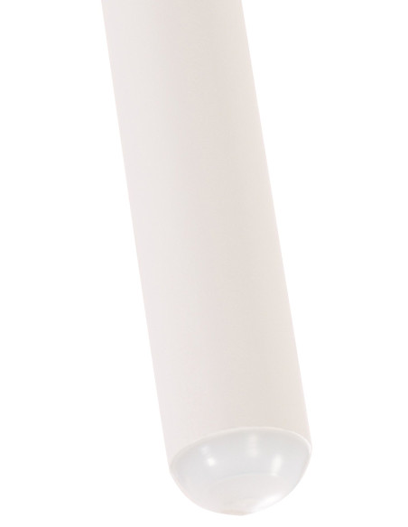 Table basse de jardin Ronde 60 cm Polypropylène Métal Blanc Noyra - 5