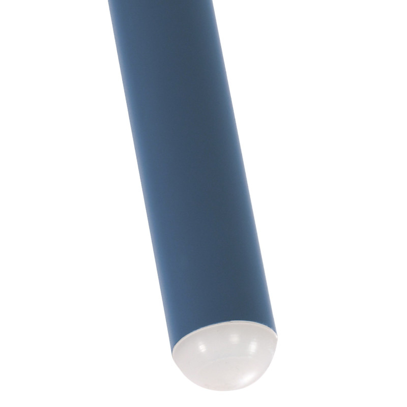 Table basse de jardin Ronde 60 cm Polypropylène Métal Bleu Noyra - 5