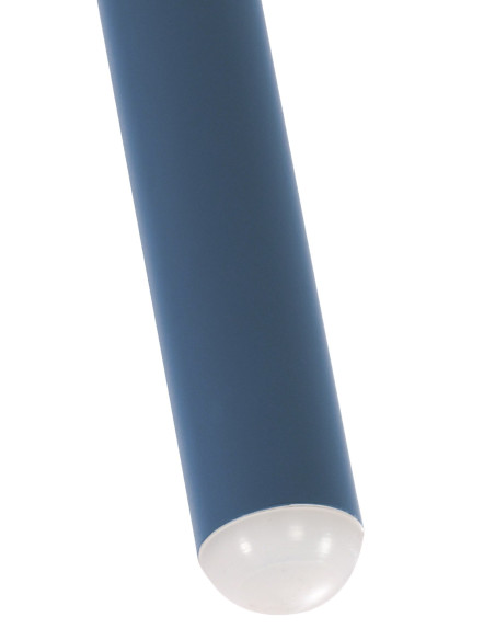 Table basse de jardin Ronde 60 cm Polypropylène Métal Bleu Noyra - 5