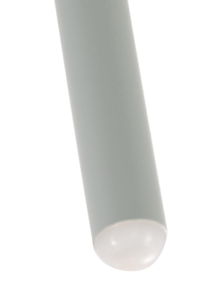 Table basse de jardin Ronde 60 cm Polypropylène Métal Turquoise Noyra - 5