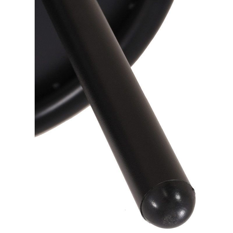 Table basse de jardin Ovale Polypropylène Métal Noir Zilor - 3