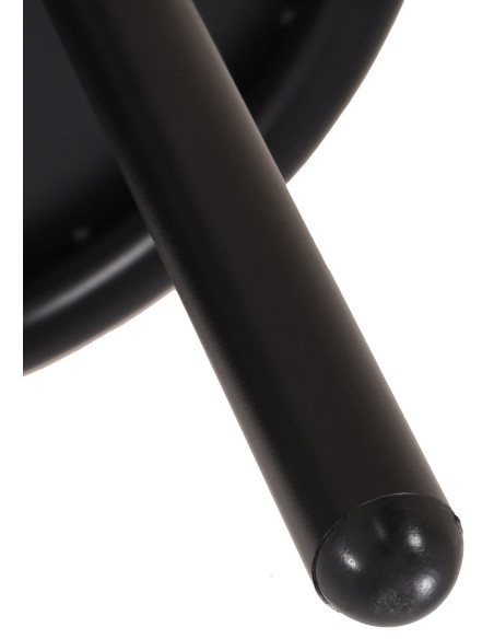 Table basse de jardin Ovale Polypropylène Métal Noir Zilor - 3