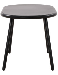 Table basse de jardin Ovale Polypropylène Métal Noir Zilor - 1 2