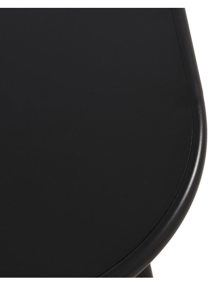 Table basse de jardin Ovale Polypropylène Métal Noir Zilor - 4