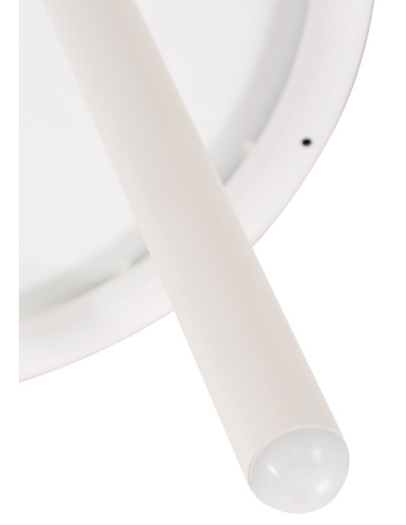 Table basse de jardin Ovale Polypropylène Métal Blanc Zilor - 3