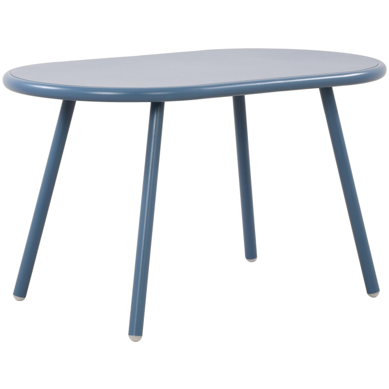 Table basse de jardin Ovale Polypropylène Métal Bleu Zilor - 1