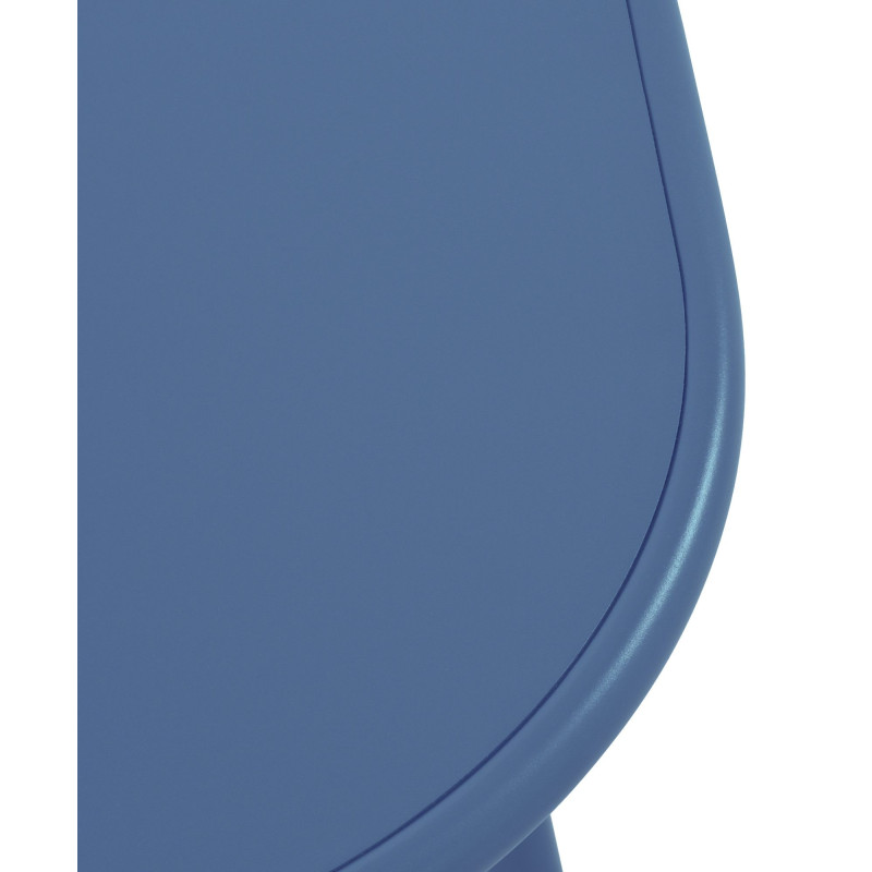 Table basse de jardin Ovale Polypropylène Métal Bleu Zilor - 2