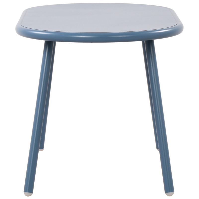 Table basse de jardin Ovale Polypropylène Métal Bleu Zilor - 5