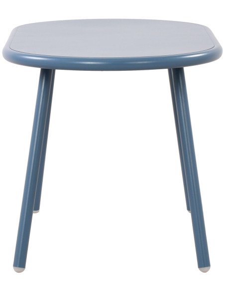 Table basse de jardin Ovale Polypropylène Métal Bleu Zilor - 5