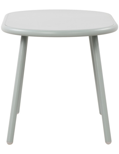 Table basse de jardin Ovale Polypropylène Métal Turquoise Zilor - 5