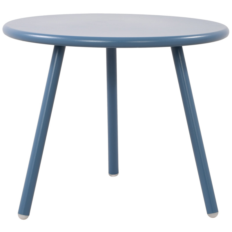 Table basse de jardin Ronde 50 cm Polypropylène Métal Bleu Xinor - 5