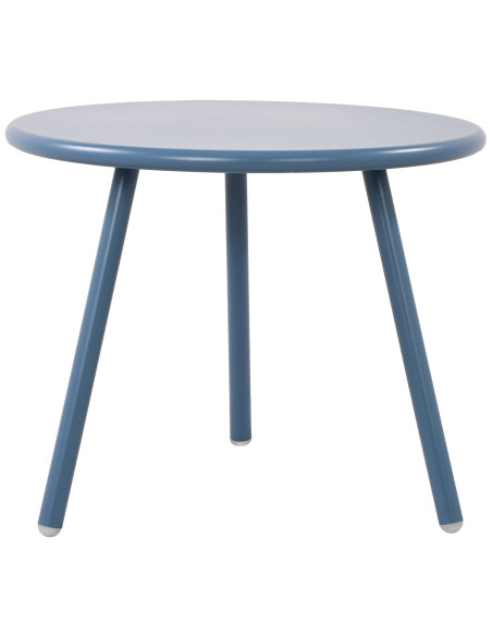 Table basse de jardin Ronde 50 cm Polypropylène Métal Bleu Xinor - 5