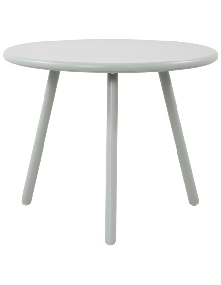 Table basse de jardin Ronde 50 cm Polypropylène Métal Turquoise Xinor - 1