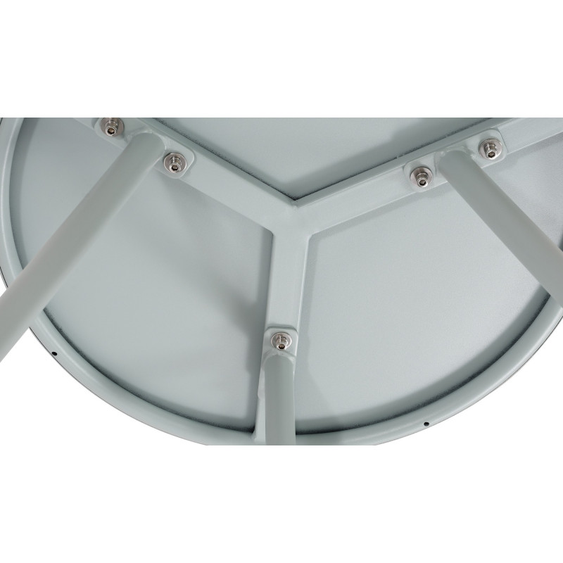 Table basse de jardin Ronde 50 cm Polypropylène Métal Turquoise Xinor - 3