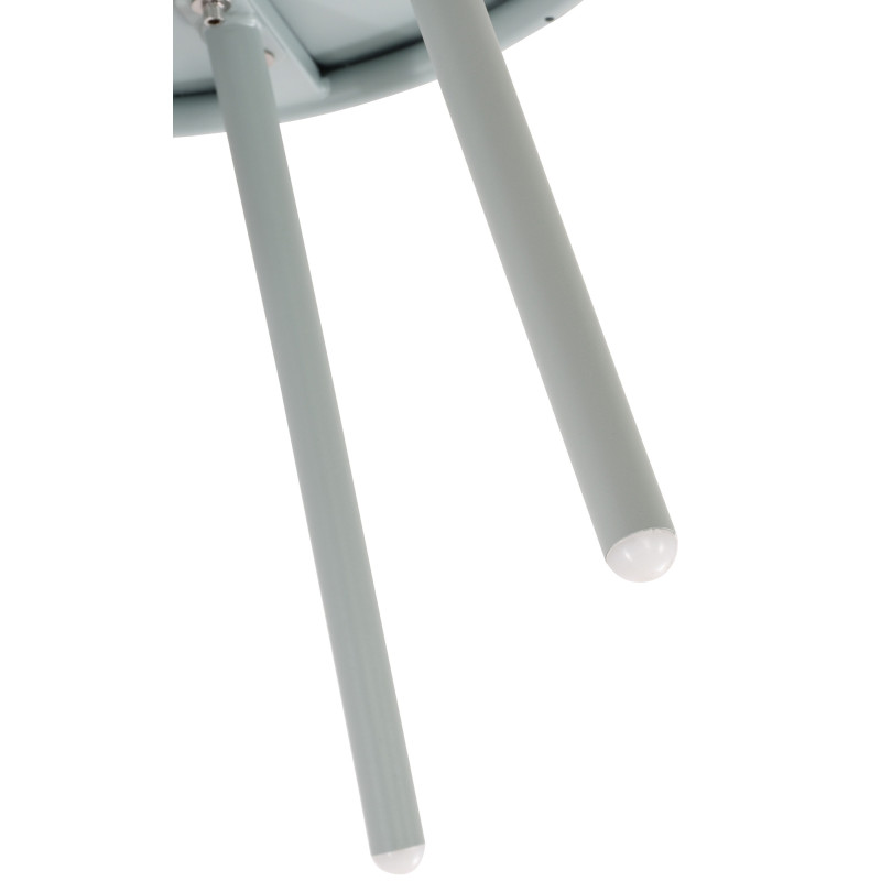 Table basse de jardin Ronde 50 cm Polypropylène Métal Turquoise Xinor - 4