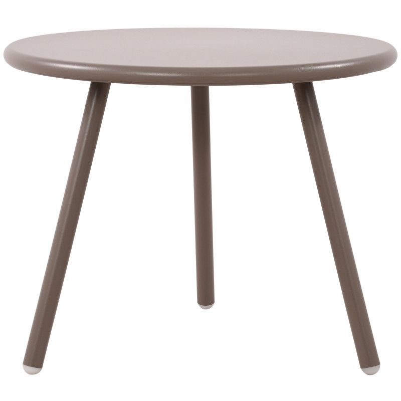 Table basse de jardin Ronde 50 cm Polypropylène Métal Taupe Xinor  - 5