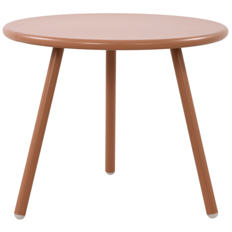 Table basse de jardin Ronde 50 cm Polypropylène Métal Terracotta Xinor - 5