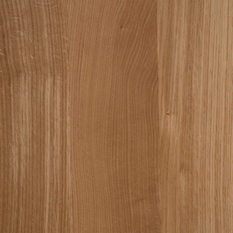 Grande Table basse industrielle chic Rectangulaire 100 cm Bois Marron chêne Métal Noir Cleno - 3