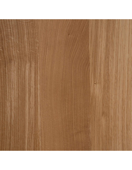 Grande Table basse industrielle chic Rectangulaire 100 cm Bois Marron chêne Métal Noir Cleno - 3