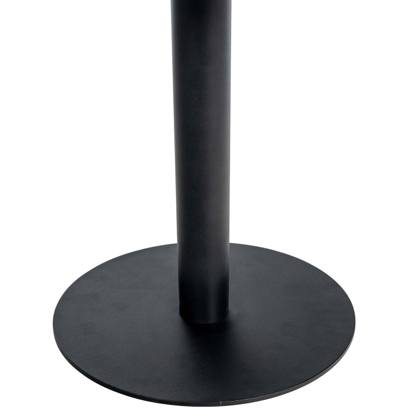 Table basse industrielle chic Ronde 40 cm Bois Naturel Métal Noir Sonea - 4